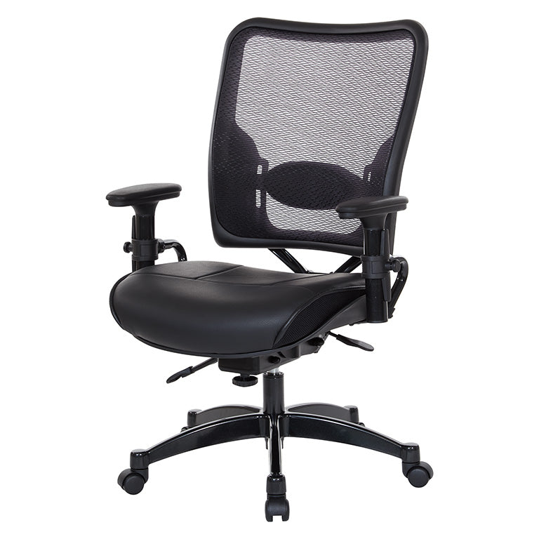 Space Seating by Office Star Products PROFESSIONAL DUAL FUNCTION ERGONOMIC AIRGRID CHAIR - 6876