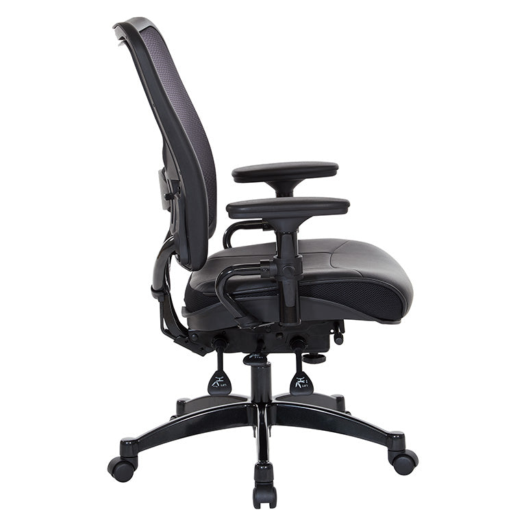 Space Seating by Office Star Products PROFESSIONAL DUAL FUNCTION ERGONOMIC AIRGRID CHAIR - 6876