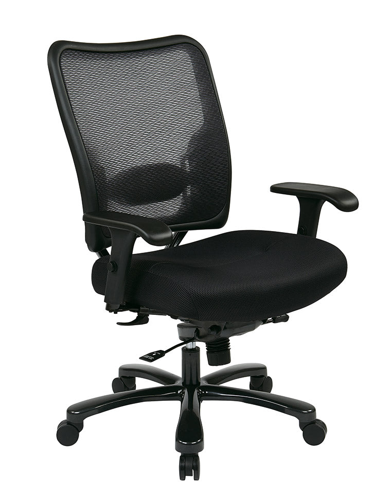 Space Seating by Office Star DOUBLE AIRGRID BIG & TALL ERGONOMIC CHAIR - 75-37A773