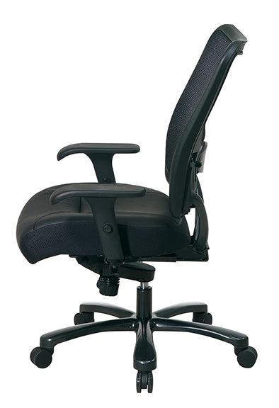 Space Seating by Office Star BIG & TALL DOUBLE AIRGRID BACK ERGONOMIC CHAIR - 75-47A773