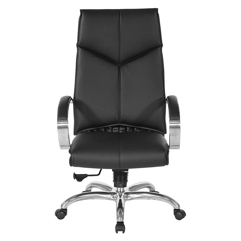 Pro Line II by Office Star Products DELUXE HIGH BACK BLACK CHAIR - 8200