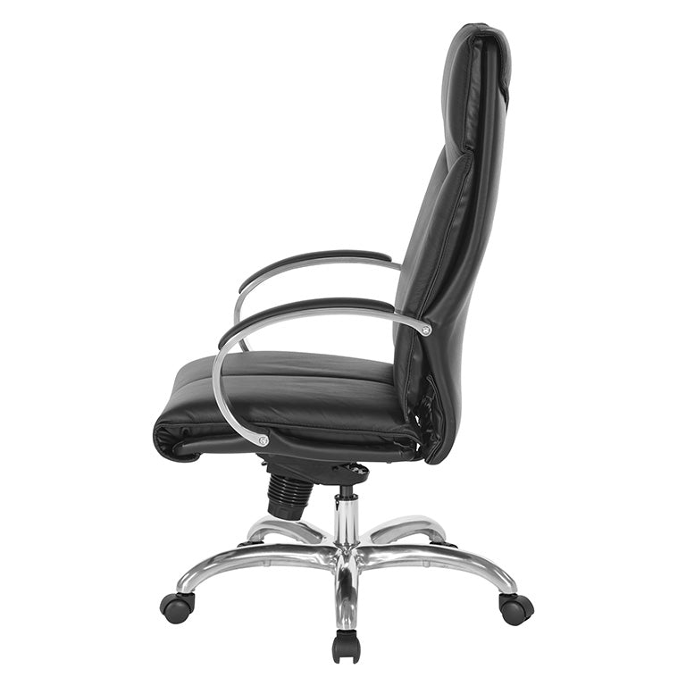 Pro Line II by Office Star Products DELUXE HIGH BACK BLACK CHAIR - 8200