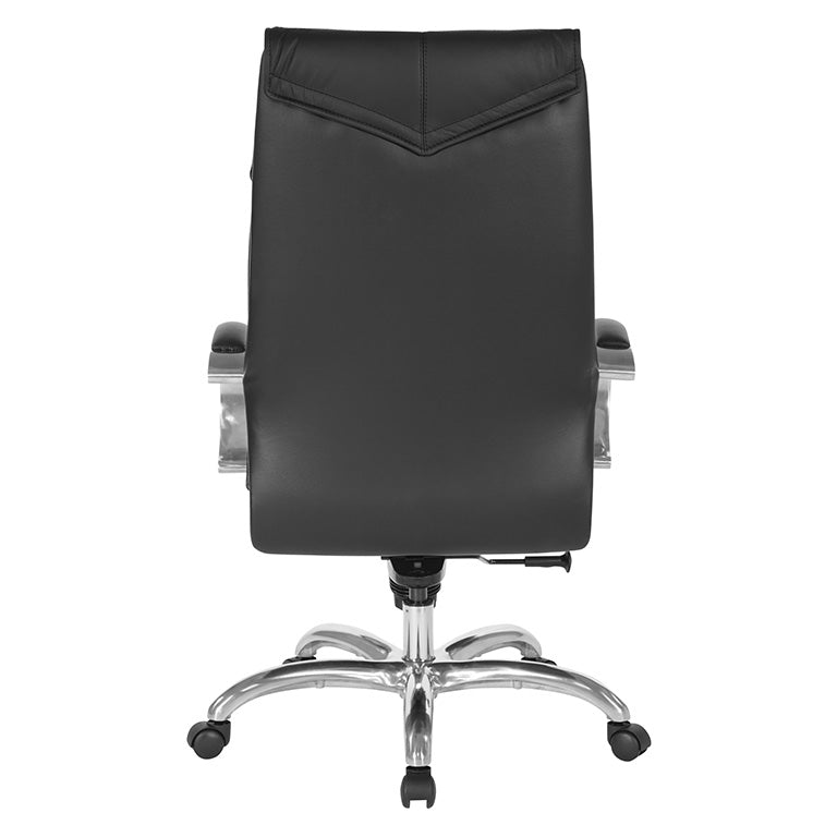 Pro Line II by Office Star Products DELUXE HIGH BACK BLACK CHAIR - 8200