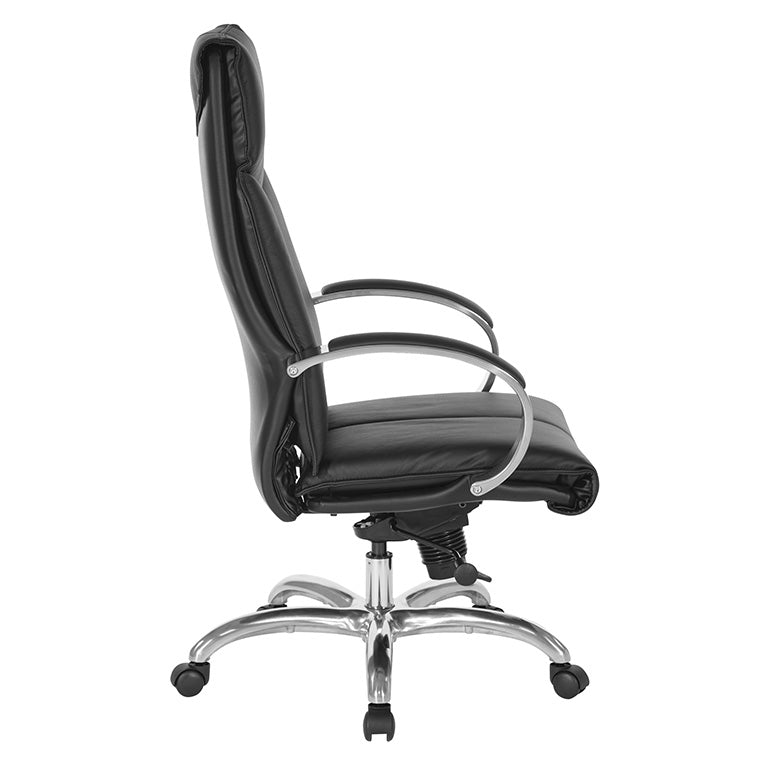 Pro Line II by Office Star Products DELUXE HIGH BACK BLACK CHAIR - 8200