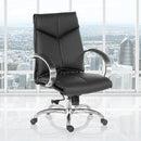 Sillón Ejecutivo Delgado de Respaldo Medio en Cuero Ecológico de Office Star Products Pro Line II - 8201