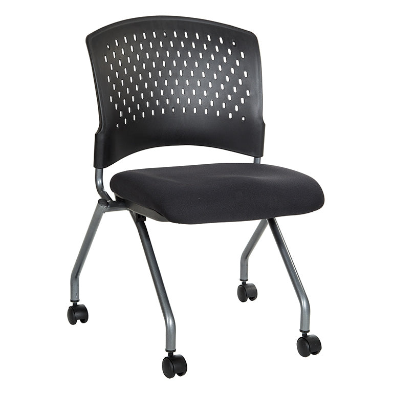 Pro Line II by Office Star Products DELUXE ARMLESS FOLDING CHAIR - 83220R-30