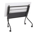 Office Star Products 4" ESTRUCTURA NEGRA CON CUBIERTA GRIS - 84224BG