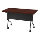 Office Star Products Armazón NEGRO de 4" CON TAPA DE CAOBA - 84224BM