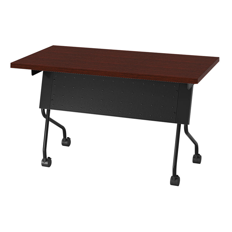 Office Star Products 4" BLACK FRAME WITH MAHOGANY TOP - 84224BM