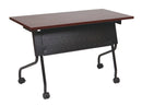 Office Star Products Armazón NEGRO de 4" CON TAPA DE CAOBA - 84224BM