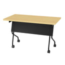 Office Star Products MESA DE ARCE CON ESTRUCTURA NEGRA DE 4" - 84224BP