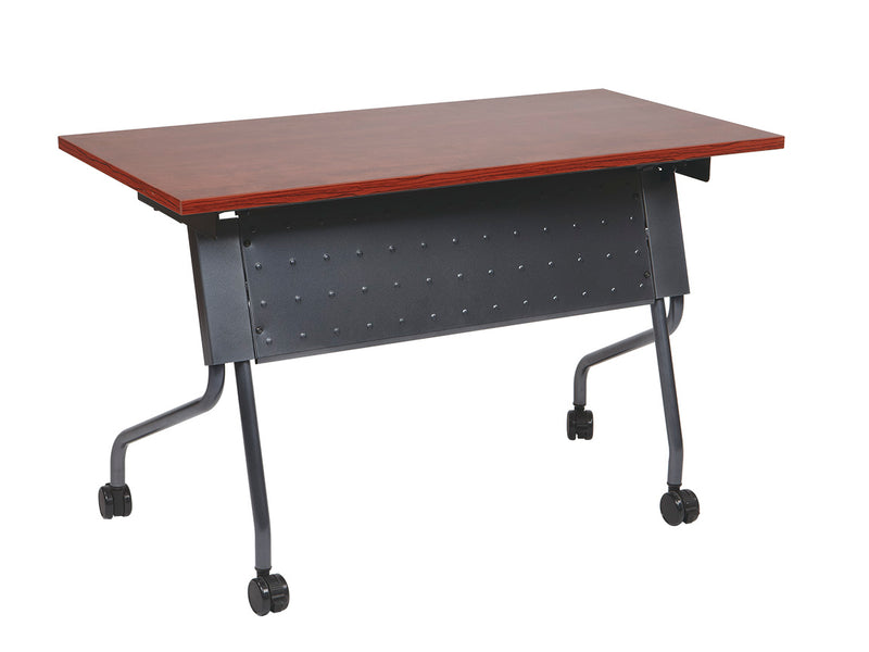 Office Star Products 4" TITANIUM FRAME WITH CHERRY TOP - 84224TC