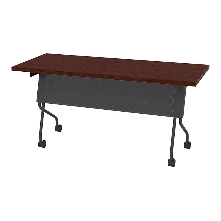 Office Star Products 5" TITANIUM FRAME WITH MAHOGANY TOP - 84225TM