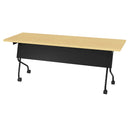 Office Star Products Marco Negro de 66" con Cubierta de Arce - 84226BP