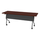 Office Star Products 66" ESTRUCTURA DE TITANIO CON CUBIERTA DE CAOBA - 84226TM