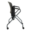 Pro Line II de Office Star Products SILLA PLEGABLE DE LUJO CON RESPALDO ENVOLVENTE DE PLÁSTICO VENTILADO - 84330R-30