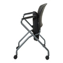 Pro Line II de Office Star Products SILLA PLEGABLE DE LUJO CON RESPALDO ENVOLVENTE DE PLÁSTICO VENTILADO - 84330R-30