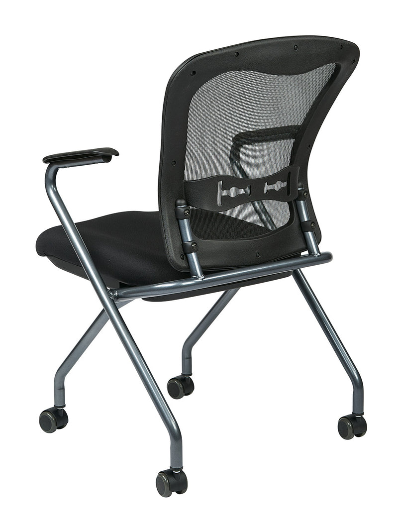 Pro Line II by Office Star Products DELUXE FOLDING CHAIR WITH PROGRID BACK 2/CTN - 84440-30