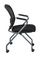 Pro Line II de Office Star Products SILLA PLEGABLE DE LUJO CON RESPALDO PROGRID 2/CTN - 84440-30