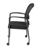 Pro Line II de Office Star Products SILLA DE VISITAS CON BRAZOS ACABADO TITANIO - 84540-30