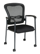 Pro Line II de Office Star Products SILLA DE VISITAS CON BRAZOS ACABADO TITANIO - 84540-30