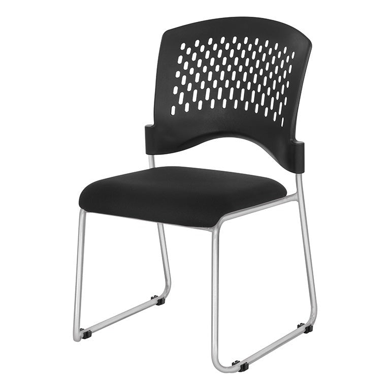 Pro Line II by Office Star Products VISITORS CHAIR WITH PLASTIC BACK - 8455C2-30