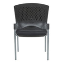 Silla de visita sin brazos Pro Line II de Office Star Products CON ACABADO DE TITANIO - 84720-30