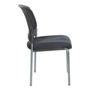 Silla de visita sin brazos Pro Line II de Office Star Products CON ACABADO DE TITANIO - 84720-30