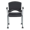 Pro Line II de Office Star Products SILLA DE VISITAS CON RUEDAS Y ACABADO TITANIO - 84740-30