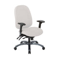 Multi-Function High-Back Chair with Seat Slider and Titanium Finish Base by Office Star - 8511