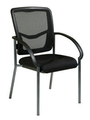 Pro Line II de Office Star Products SILLÓN DE VISITAS CON RESPALDO DE MALLA PROGRID® Y BRAZOS - 85670-30