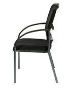 Pro Line II de Office Star Products SILLÓN DE VISITAS CON RESPALDO DE MALLA PROGRID® Y BRAZOS - 85670-30