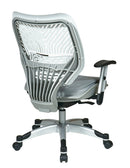 Silla de oficina Space Seating de Office Star, con respaldo SPACEFLEX ÚNICO AUTOAJUSTABLE para directivos - 86-M22C625R