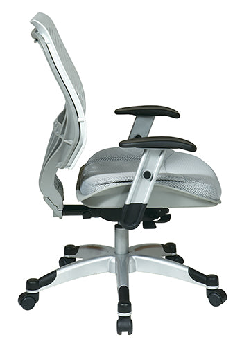 Space Seating by Office Star UNIQUE SELF ADJUSTING ICE SPACEFLEX BACK MANAGERS CHAIR - 86-M22C625R