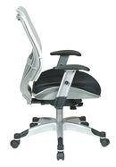 Silla ejecutiva Space Seating by Office Star con respaldo Spaceflex exclusivo autoajustable ICE - 86-M32C625R