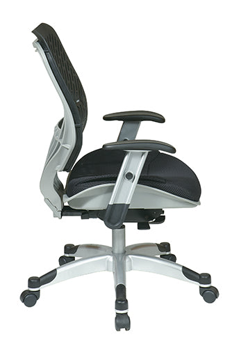 Space Seating by Office Star UNIQUE SELF ADJUSTING RAVEN SPACEFLEXMANAGERS CHAIR - 86-M33C625R
