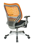 Silla de oficina REVV Series con respaldo SpaceFlex autoajustable de Office Star - 86-M35C625R