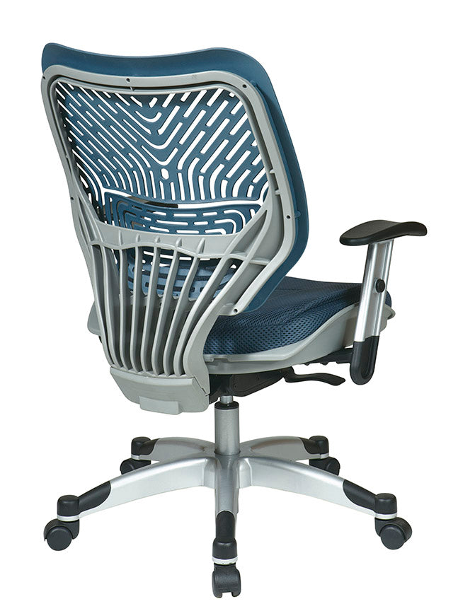 Unique Self Adjusting Blue Mist Spaceflex Back Managers Chair by Office Star - 86-M77C625R