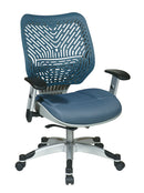 Unique Self Adjusting Blue Mist Spaceflex Back Managers Chair by Office Star - 86-M77C625R