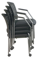 Titanium Finish Visitors Chair Photo 4