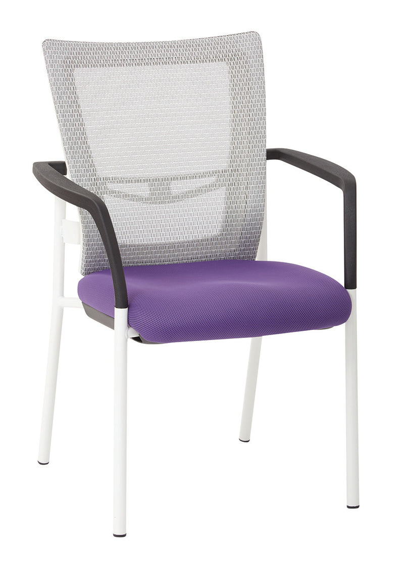 Pro Line II by Office Star Products PROGRID® MESH BACK VISITORS CHAIR - 8810W