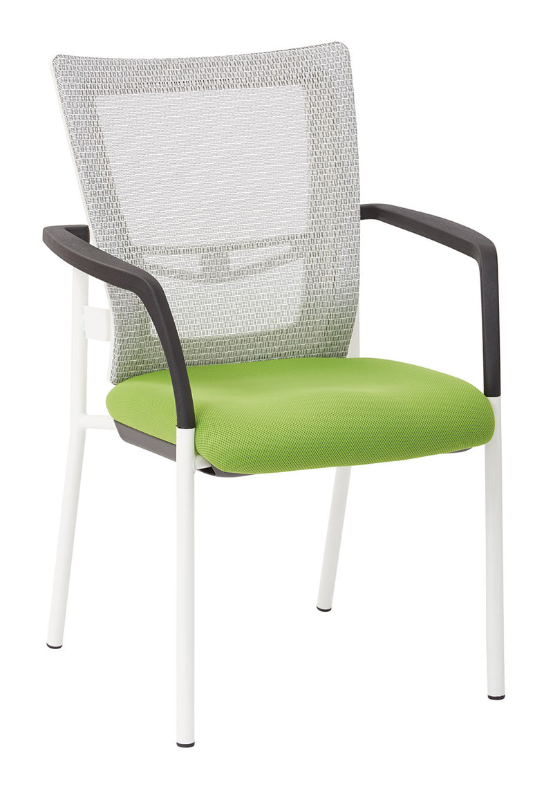 Pro Line II by Office Star Products PROGRID® MESH BACK VISITORS CHAIR - 8810W