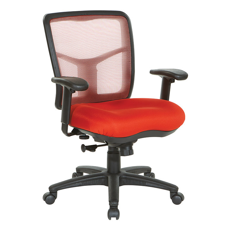 Pro Line II by Office Star Products AIR MIST MESH BACK MANAGER'S CHAIR - 92555