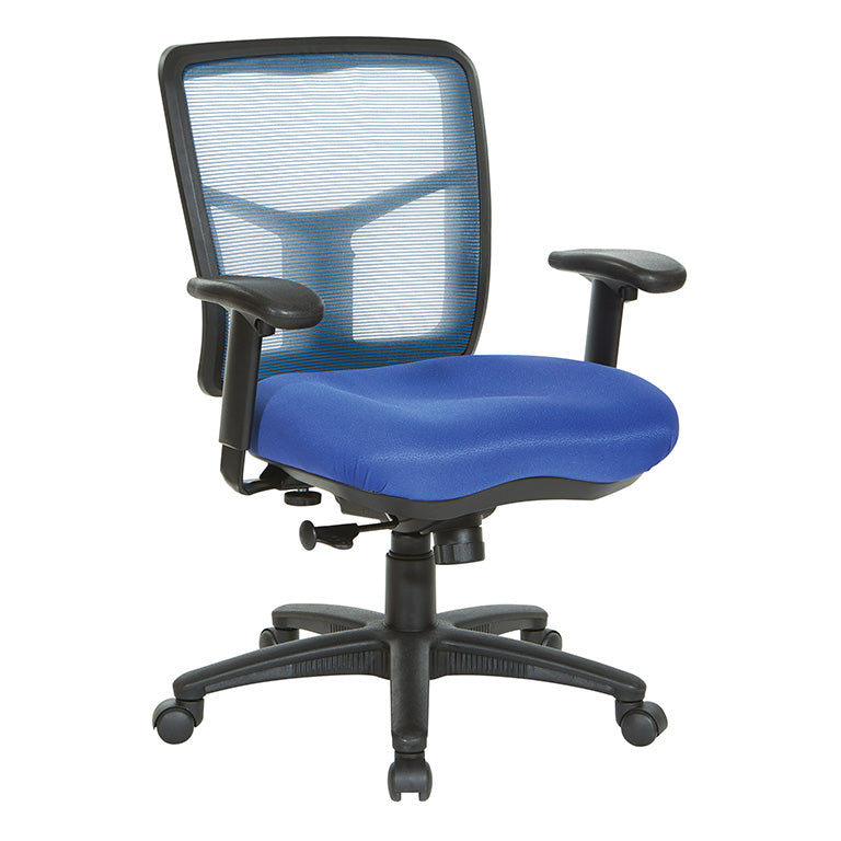 Pro Line II by Office Star Products AIR MIST MESH BACK MANAGER'S CHAIR - 92555