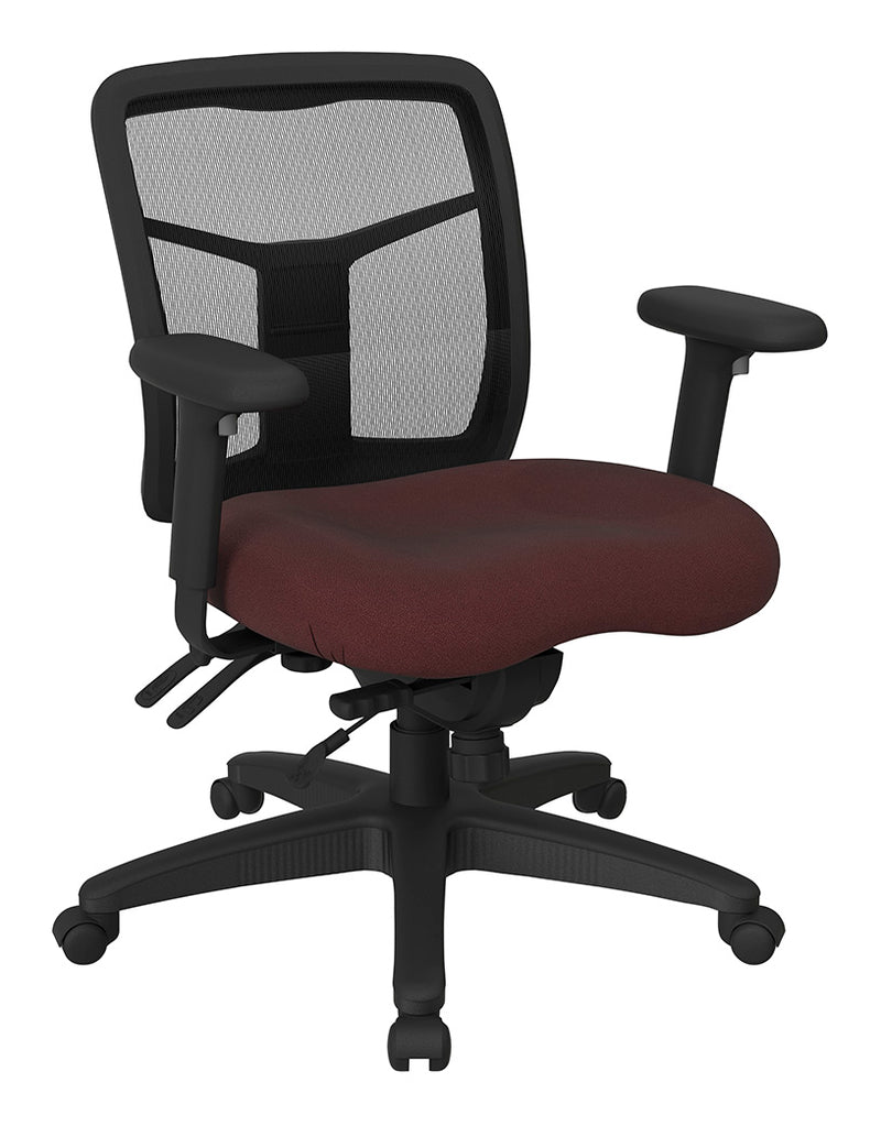 Pro Line II by Office Star Products PROGRID® MID BACK MANAGERS CHAIR - 92893