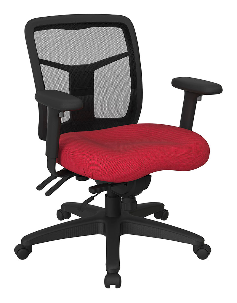 Pro Line II by Office Star Products PROGRID® MID BACK MANAGERS CHAIR - 92893