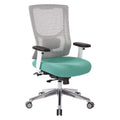 Pro Line II by Office Star Products PROGRID® WHITE MESH MID BACK CHAIR - 95672