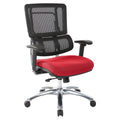 Pro Line II by Office Star Products Vertical Black Mesh Back Chair - 99662C