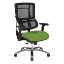 Silla con respaldo de malla negra vertical Pro Line II de Office Star Products - 99662C