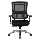 Silla Pro Line II de malla negra vertical de Office Star Products - 99662C-R107